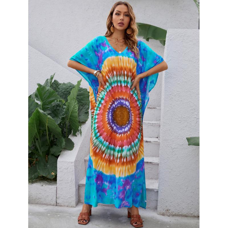 Quick-Dry Beach Robe: Printed Vacation Sunscreen Cover-Up One Size
Quick-Dry Beach Robe: Printed Vacation Sunscreen Cover-Up One Size