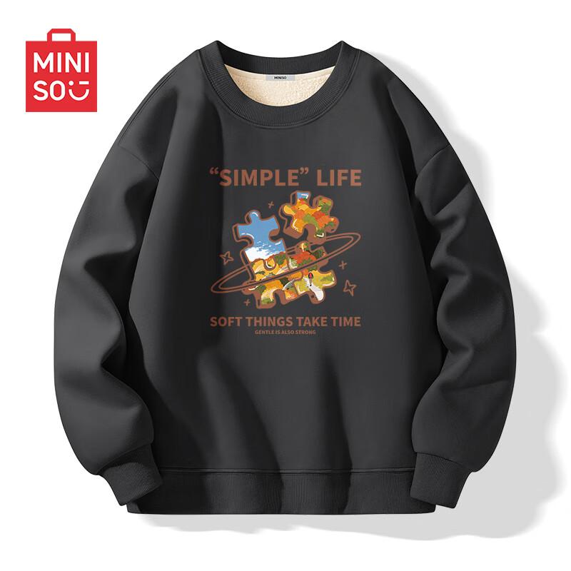 MINISO Men s Lamb Fleece Heavyweight Warm Crewneck Sweatshirt L
MINISO Men s Lamb Fleece Heavyweight Warm Crewneck Sweatshirt L
