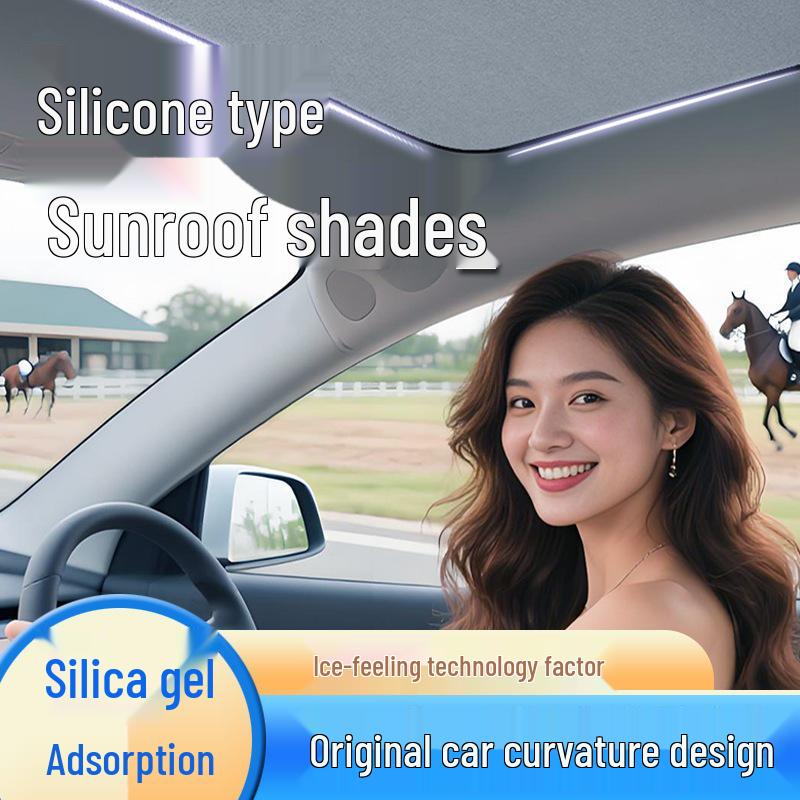 Sunshade for Refreshed Model Y/3: Suede Silicone Suction, Sunroof Heat Insulation, Ice Crystal Curtain Refreshed Model Y Suede Silicone Sun Shade
Sunshade for Refreshed Model Y/3: Suede Silicone Suction, Sunroof Heat Insulation, Ice Crystal Curtain Refreshed Model Y Suede Silicone Sun Shade