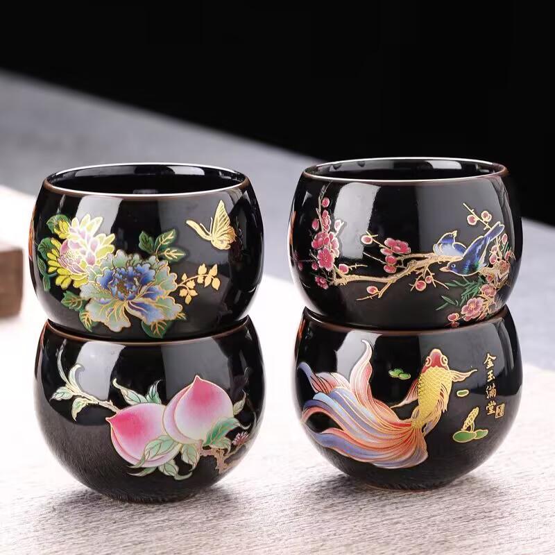 Изменение цвета в случае нагрева Мастер-чашка Керамическая бытовая чашка для чая кунг-фу Чай с яйцом дракона Одна чашка Большая пион Горячая и холодная
Изменение цвета в случае нагрева Мастер-чашка Керамическая бытовая чашка для чая кунг-фу Чай с яйцом дракона Одна чашка Большая пион Горячая и холодная