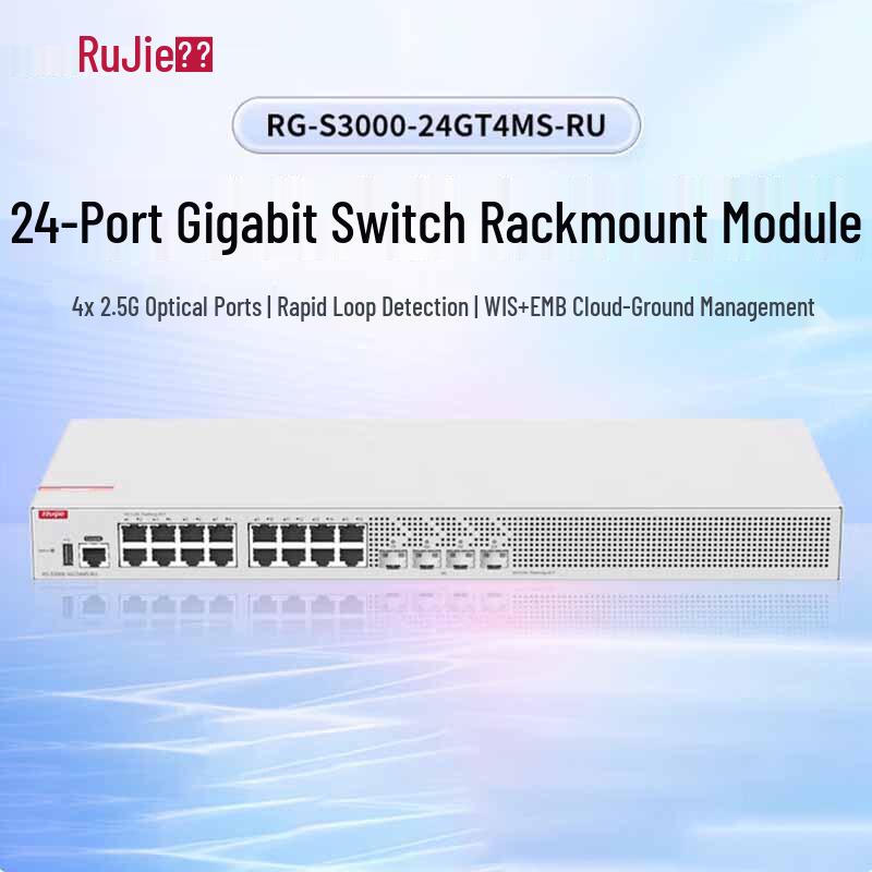 Ruijie RG-S3000 Layer 2 Remote Module
Ruijie RG-S3000 Layer 2 Remote Module