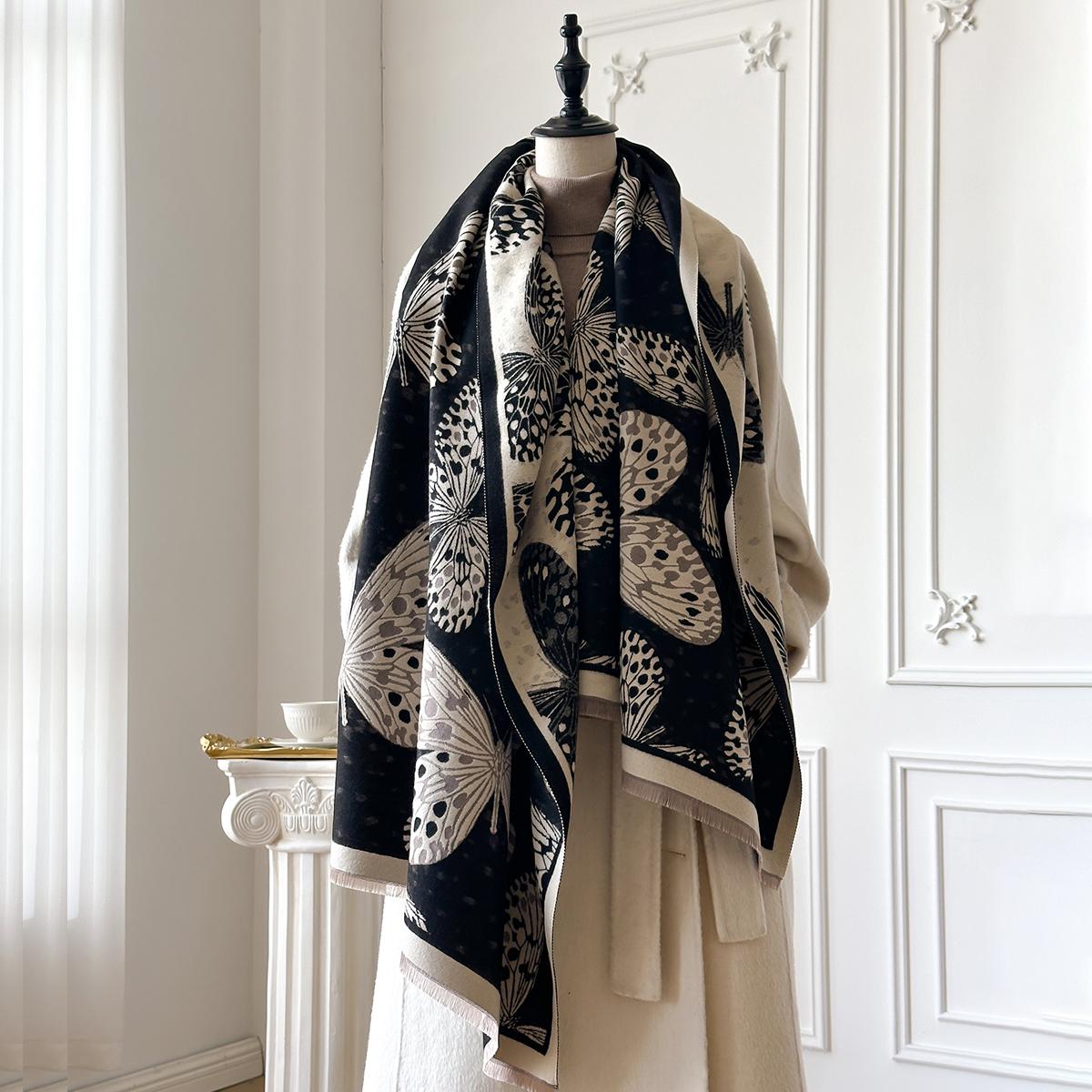 Luxury Women S Two-Sided Printed Scarf - Soft Warm Pashmina Butterfly Shawl Winter Outdoor Coldproof Windproof
Luxury Women S Two-Sided Printed Scarf - Soft Warm Pashmina Butterfly Shawl Winter Outdoor Coldproof Windproof