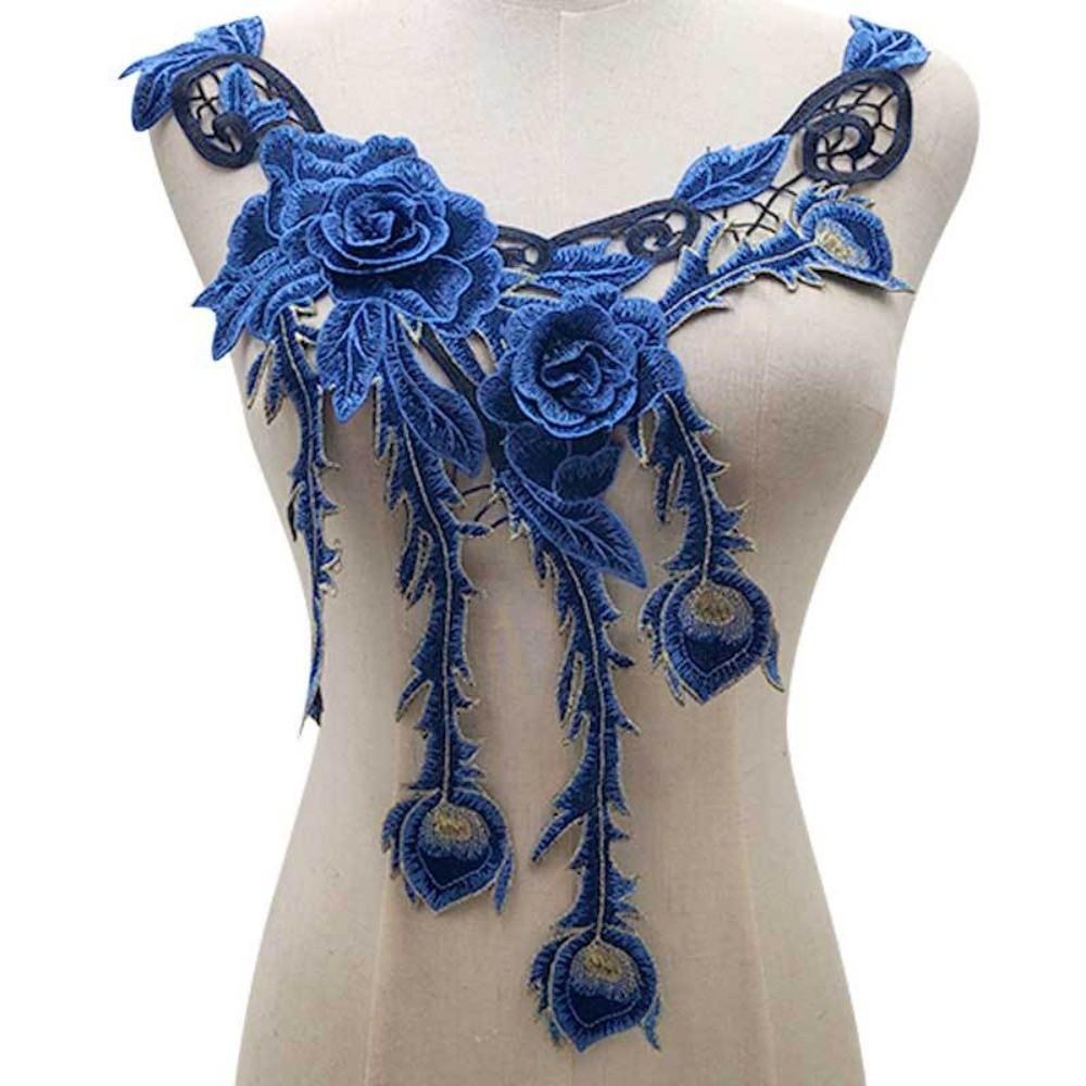 3D Embroidered Sewing On Patches Floral Hollowed Out Neckline Collar Applique Multicolor Detachable Embroidered Fabric Applique синий
3D Embroidered Sewing On Patches Floral Hollowed Out Neckline Collar Applique Multicolor Detachable Embroidered Fabric Applique синий