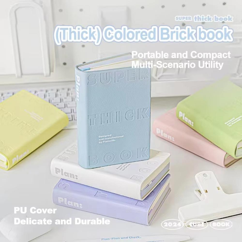 Blank Color Brick Notebook Thickened Mini Pocket Book Portable Memo Pads High Appearance фіолетовий
Blank Color Brick Notebook Thickened Mini Pocket Book Portable Memo Pads High Appearance фіолетовий