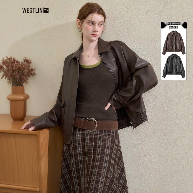 Женская мотокуртка Westlink в стиле ретро из искусственной ПУ кожи M
Женская мотокуртка Westlink в стиле ретро из искусственной ПУ кожи M