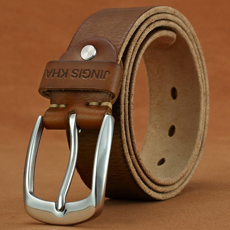 Ремень мужской кожаный с пряжкой из натуральной коровьей кожи, первый слой, мужской ремень в стиле ретро, молодежный, ручной работы, универсальный ремень с пряжкой из нержавеющей стали 140cm
Ремень мужской кожаный с пряжкой из натуральной коровьей кожи, первый слой, мужской ремень в стиле ретро, молодежный, ручной работы, универсальный ремень с пряжкой из нержавеющей стали 140cm