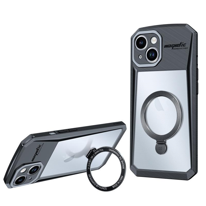 XUNDD For iPhone 15 Pro Max Protective Case Ring Kickstand PC+TPU Phone Cover Compatible with MagSafe A
XUNDD For iPhone 15 Pro Max Protective Case Ring Kickstand PC+TPU Phone Cover Compatible with MagSafe A
