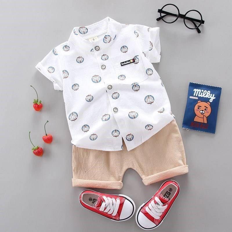 Boys Summer Wear Suit Clothes Cartoon Cute Children W Doraemon White 90cm
Boys Summer Wear Suit Clothes Cartoon Cute Children W Doraemon White 90cm
