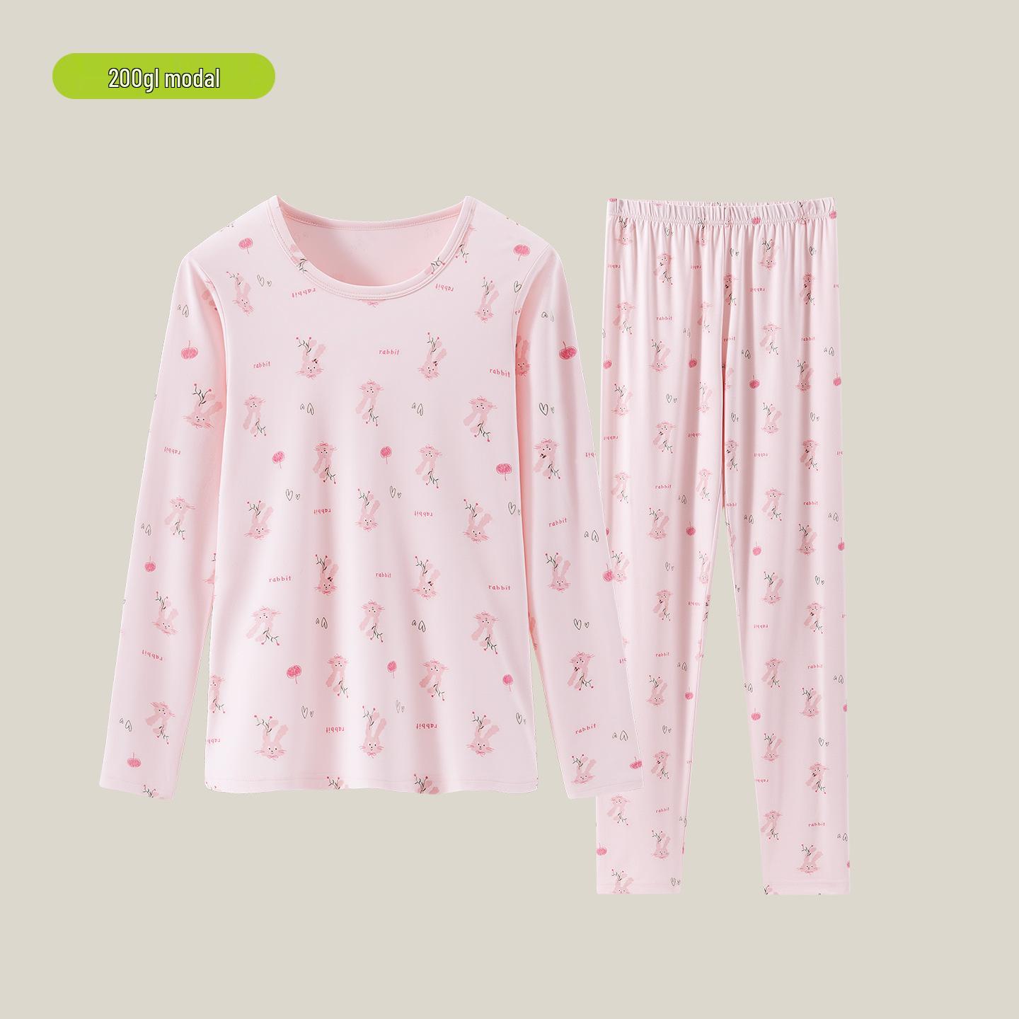 Modal Girls Autumn Long Johns Set: Antibacterial Base Layer Sleepwear for Teens L світло-рожевий колір
Modal Girls Autumn Long Johns Set: Antibacterial Base Layer Sleepwear for Teens L світло-рожевий колір