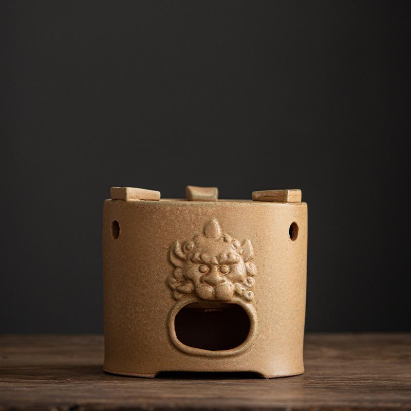 Керамический заварочный чайник для угля, чайник в японском стиле, бытовой чайник для кунг-фу, чайный сервиз, большая емкость для заваривания чая