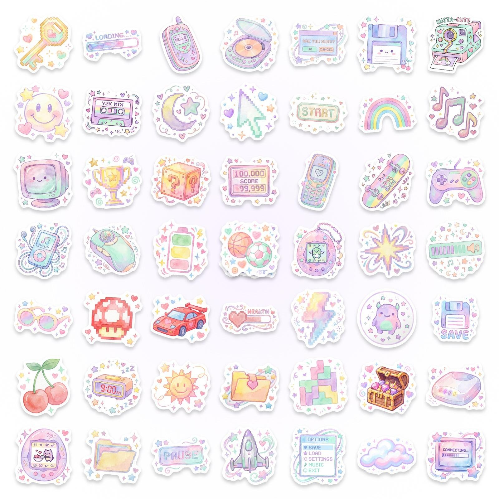 Macaron Y2K Retro Sticker Watercolor Millennial Nostalgic Electrical Appliance Girl Heart Account Decorative Sticker
Macaron Y2K Retro Sticker Watercolor Millennial Nostalgic Electrical Appliance Girl Heart Account Decorative Sticker