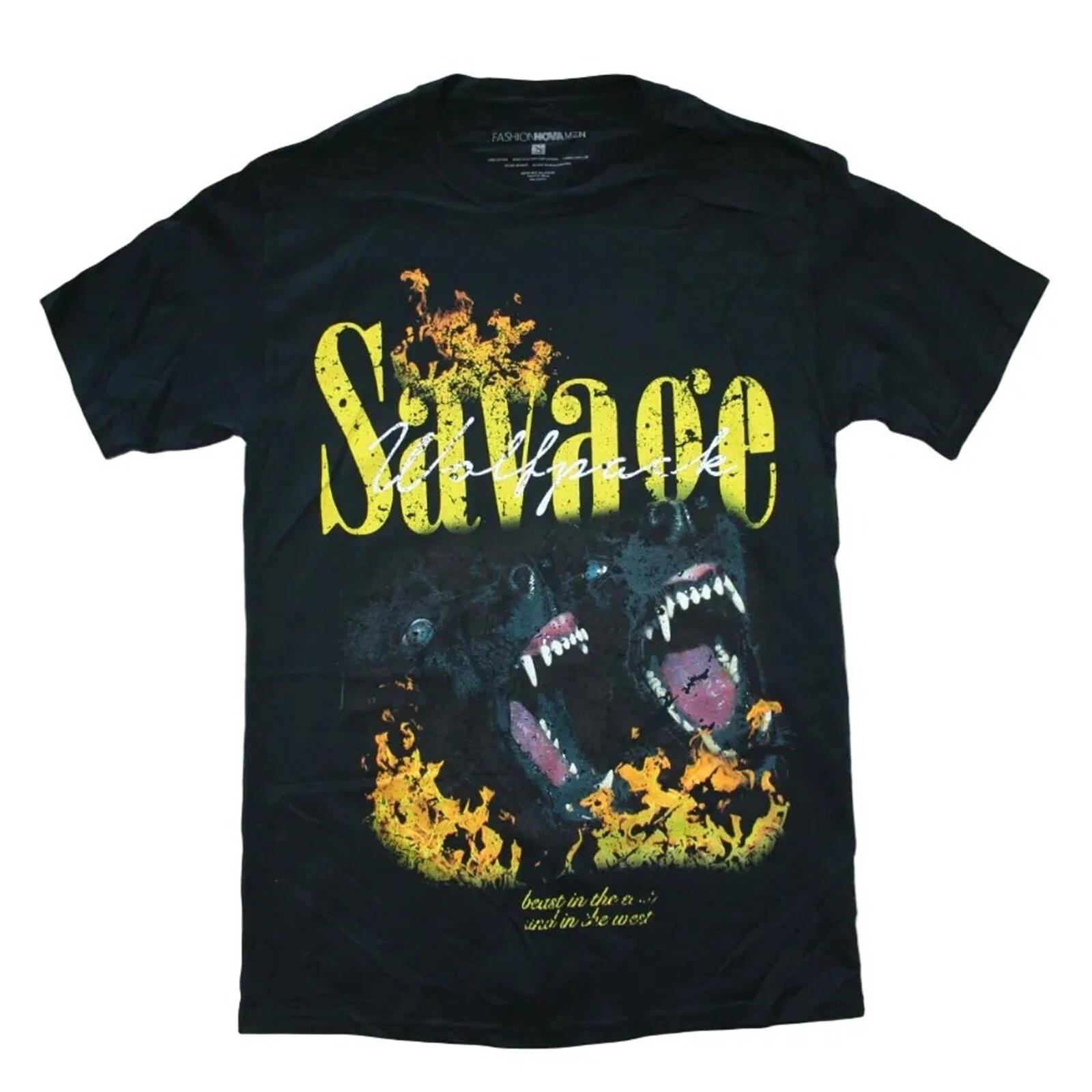 Savage Wolfpack Beast in the East and in the West Men s T-shirt - NWT 4XL
Savage Wolfpack Beast in the East and in the West Men s T-shirt - NWT 4XL