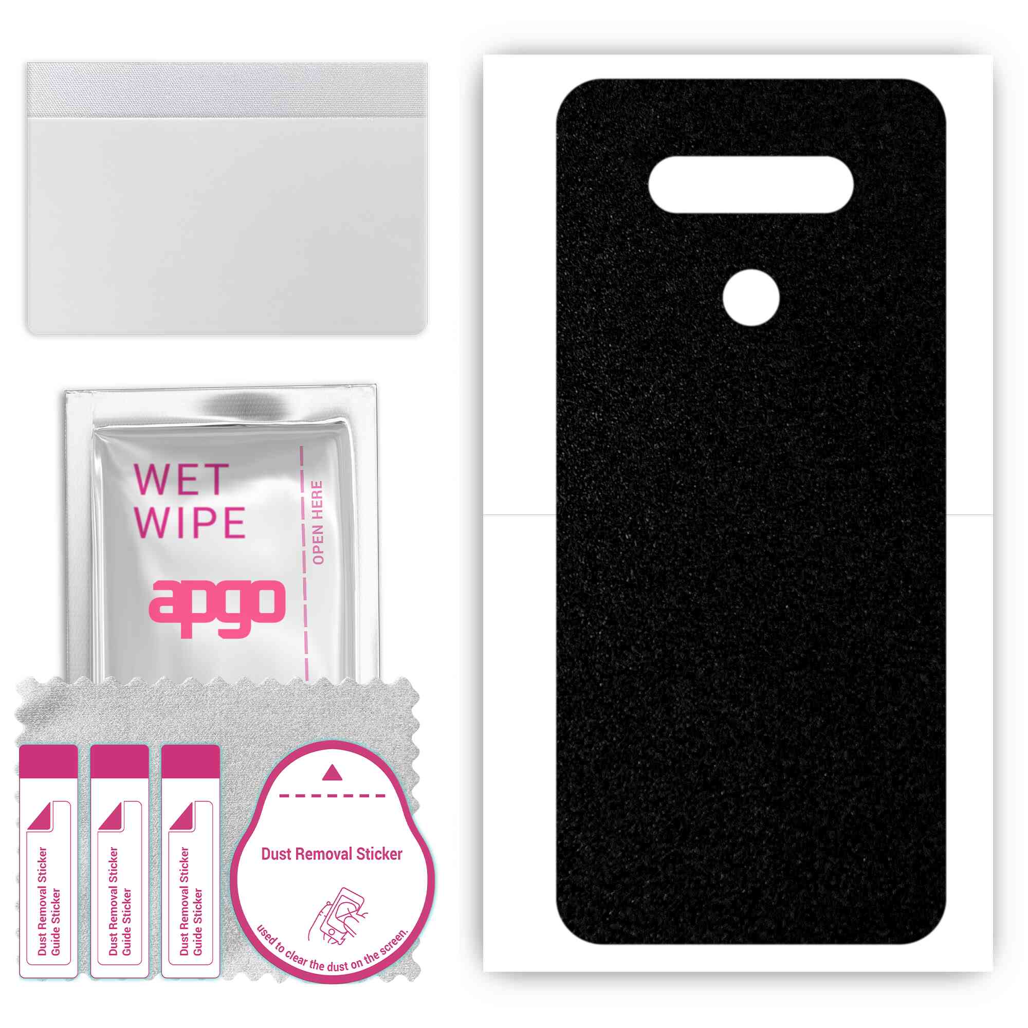 apgo Protective Skin Sticker for the back compatible with LG Stylo 6, Wrap Film, Foil, Vinyl - Pattern Matte Black
apgo Protective Skin Sticker for the back compatible with LG Stylo 6, Wrap Film, Foil, Vinyl - Pattern Matte Black