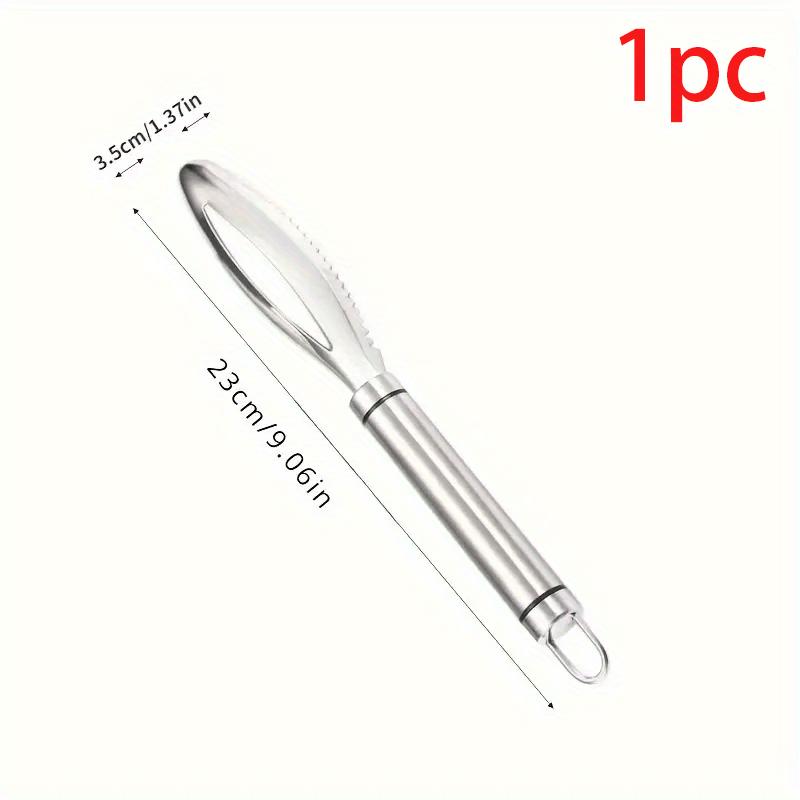 1Heavy-duty stainless steel fish scale scraper Adopt3Combination1Multifunctional Design——Sharp scale scraper Ergonomic handle with anti-slip A-Nordic silver
1Heavy-duty stainless steel fish scale scraper Adopt3Combination1Multifunctional Design——Sharp scale scraper Ergonomic handle with anti-slip A-Nordic silver
