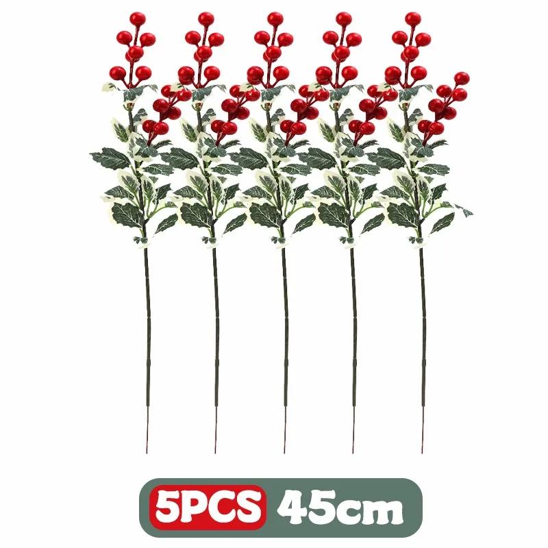 Искусственная ветка с красными ягодами Рождественские цветы Листья падуба DIY Венок Фруктовые ветки для украшения рождественской елки Упаковка Подарок Рукоделие 5PCS
Искусственная ветка с красными ягодами Рождественские цветы Листья падуба DIY Венок Фруктовые ветки для украшения рождественской елки Упаковка Подарок Рукоделие 5PCS