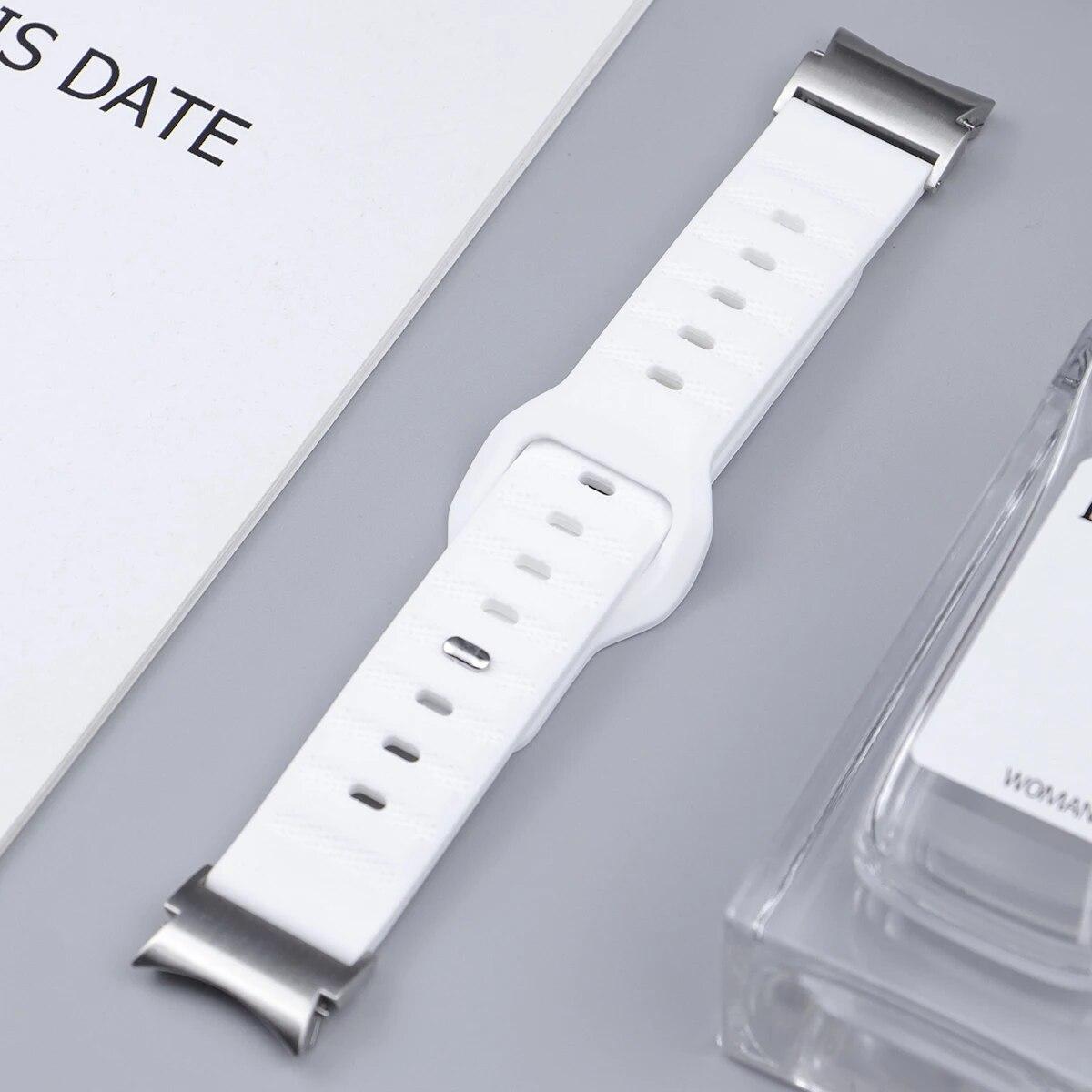 Силиконовый ремешок для Samsung Galaxy Watch 6 5 4 40 мм 44 мм 5Pro 45 мм No Gaps Breath Band Galaxy Watch 7/6/4 Classic 43 47 мм 42 46 мм Galaxy watch 6 40mm белый
Силиконовый ремешок для Samsung Galaxy Watch 6 5 4 40 мм 44 мм 5Pro 45 мм No Gaps Breath Band Galaxy Watch 7/6/4 Classic 43 47 мм 42 46 мм Galaxy watch 6 40mm белый