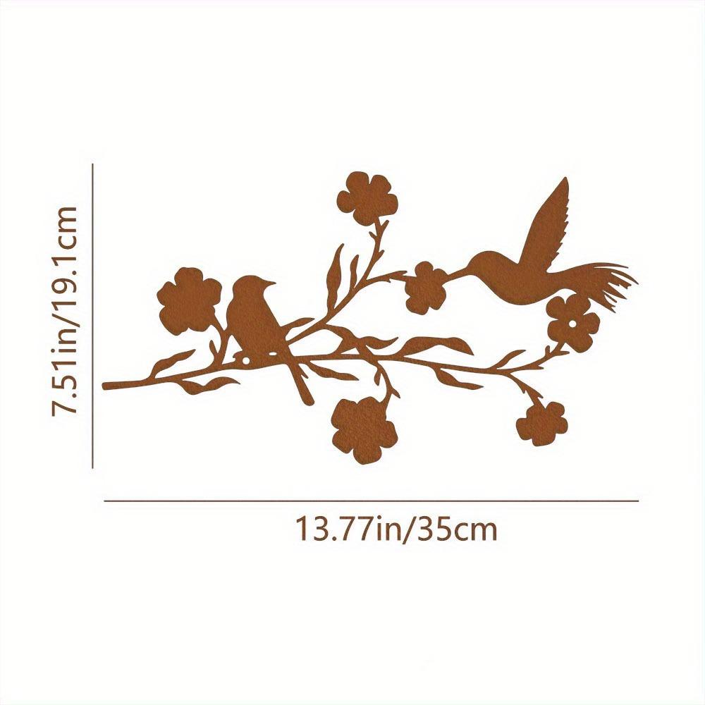 Vintage Style Metal Bird Wall Art with Deep Colored Greenery and Blossoms Indoor Outdoor Home Garden Decoration TY3204-02-xiu
Vintage Style Metal Bird Wall Art with Deep Colored Greenery and Blossoms Indoor Outdoor Home Garden Decoration TY3204-02-xiu
