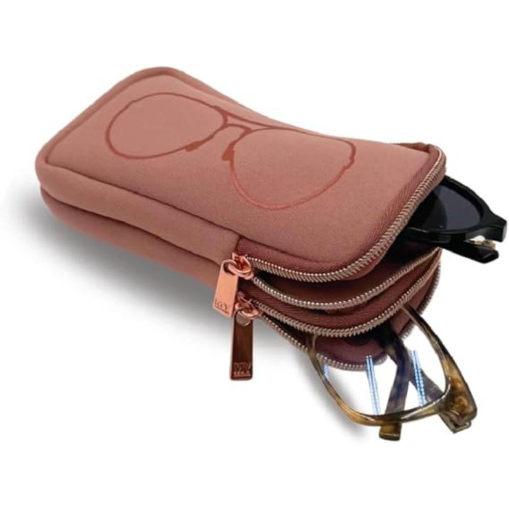 Premium Quality Dual Layer Glasses Case Neoprene Soft Sunglasses Bag Lightweight Portable Wallet Women Men коричневий
Premium Quality Dual Layer Glasses Case Neoprene Soft Sunglasses Bag Lightweight Portable Wallet Women Men коричневий