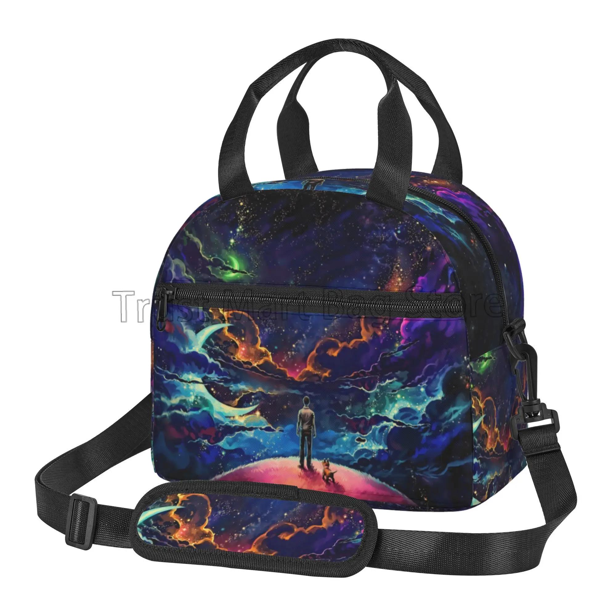 Universe Fantasy Space Sci Fi Art Lunch Bags for Men Women Boys Girls Reusable Thermal Insulated Lunch Box with Adjustable Strap чёрный
Universe Fantasy Space Sci Fi Art Lunch Bags for Men Women Boys Girls Reusable Thermal Insulated Lunch Box with Adjustable Strap чёрный
