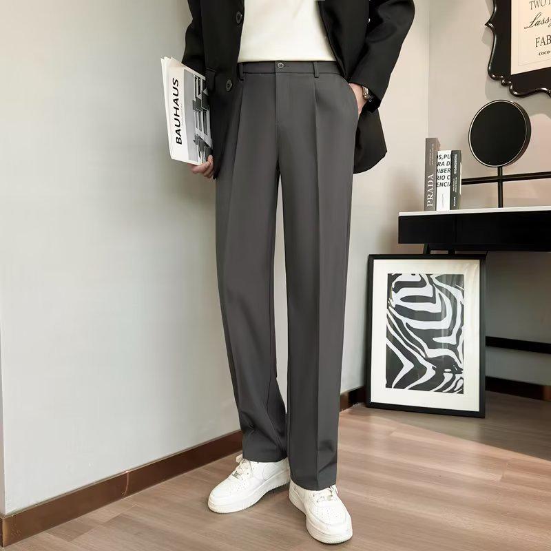 Men s Ice Silk Loose Straight-Leg Black Suit Trousers - Versatile & Casual 2XL
Men s Ice Silk Loose Straight-Leg Black Suit Trousers - Versatile & Casual 2XL