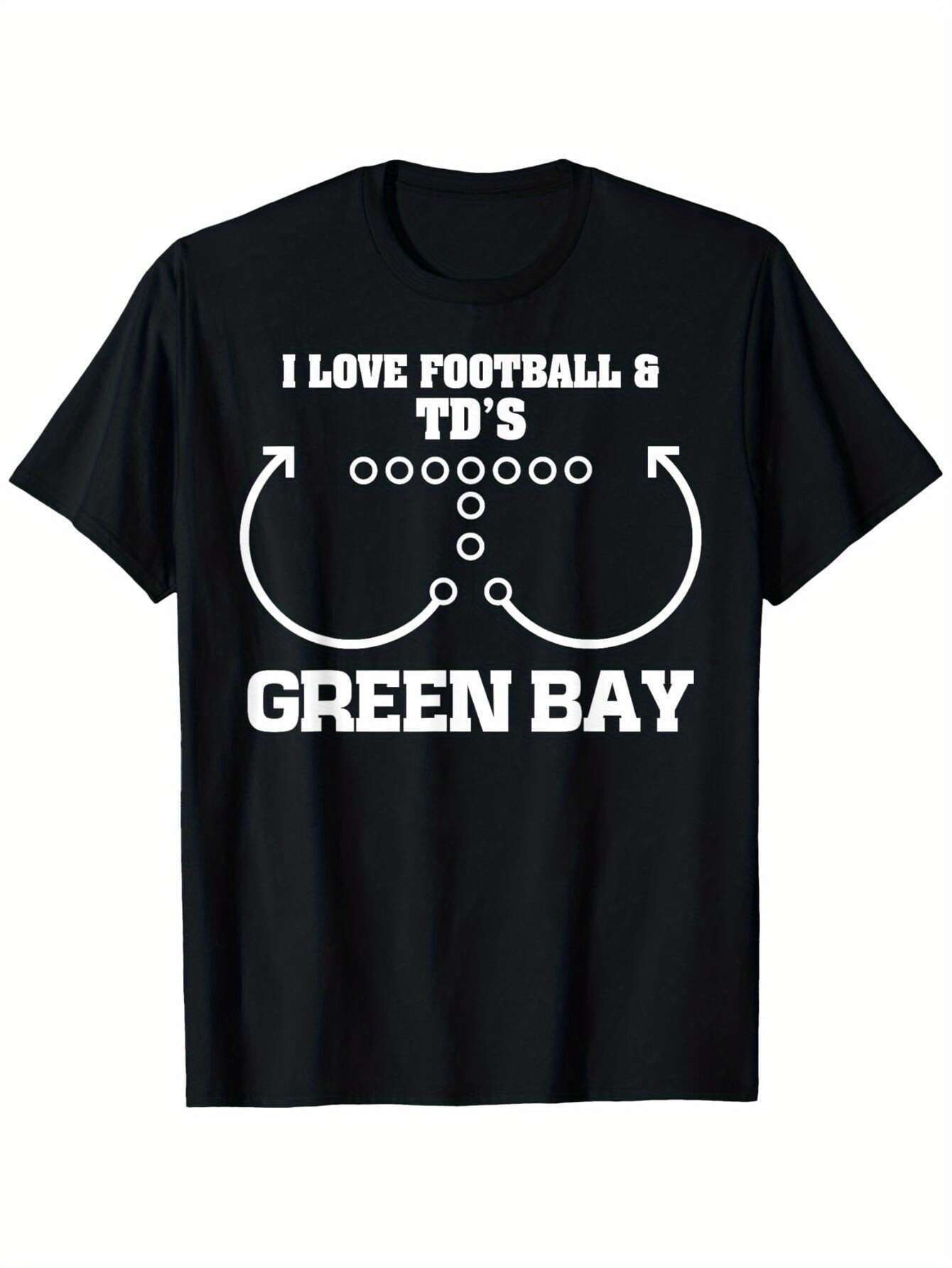 Green Bay Fan T-shirt - I Love & TD s Graphic Tee XXXXL
Green Bay Fan T-shirt - I Love & TD s Graphic Tee XXXXL
