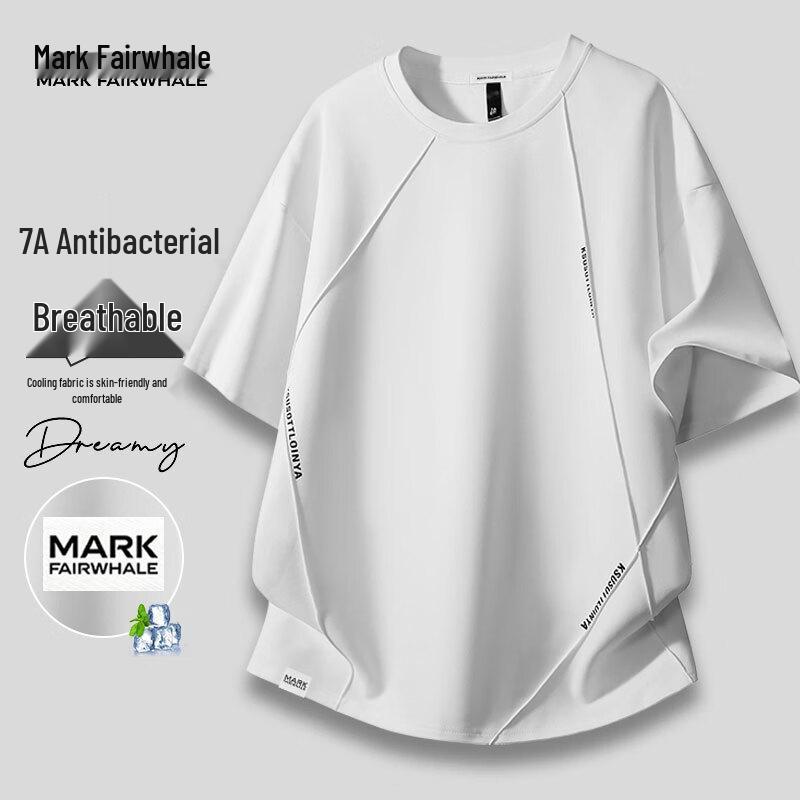 MARK FAIRWHALE Men s Ice Silk Breathable Short-Sleeve T-Shirt M
MARK FAIRWHALE Men s Ice Silk Breathable Short-Sleeve T-Shirt M
