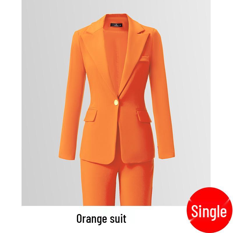Women s Orange Suit Jacket - Autumn 2025 Collection: Professional High-Class Formal Wear for Workplace Commute Small
Women s Orange Suit Jacket - Autumn 2025 Collection: Professional High-Class Formal Wear for Workplace Commute Small