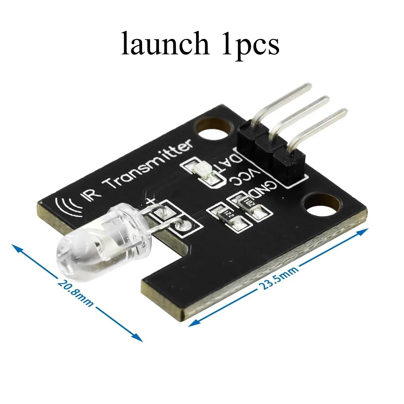 IR Infrared Transmitter Module Ir Digital 38khz Infrared Receiver Sensor Module For Arduino Electronic Building Block чорний
IR Infrared Transmitter Module Ir Digital 38khz Infrared Receiver Sensor Module For Arduino Electronic Building Block чорний