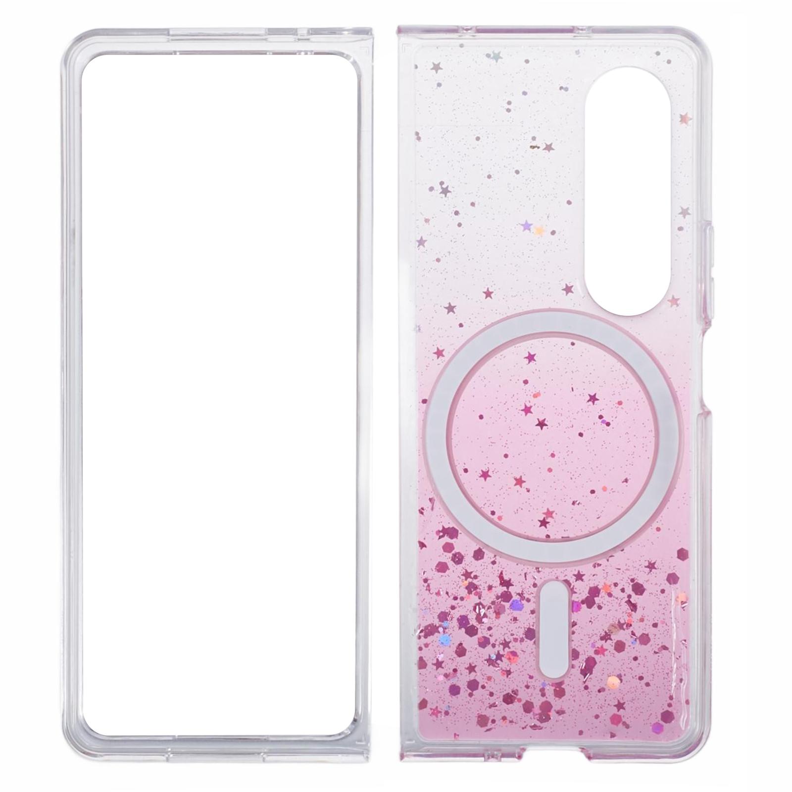 JTW Series For Samsung Galaxy Z Fold4 5G Case Compatible with MagSafe Sparkle Epoxy TPU+Acrylic Protective Cover Pink
JTW Series For Samsung Galaxy Z Fold4 5G Case Compatible with MagSafe Sparkle Epoxy TPU+Acrylic Protective Cover Pink