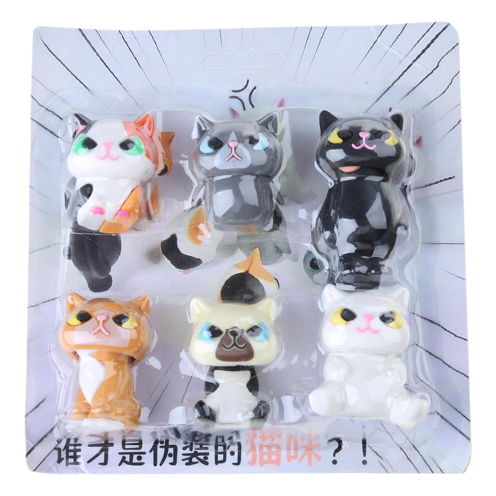 Коллекция Шармов из 6 Реалистичных Кукол Кошек Кошачьи Фигурки Пластиковые Фигурки Кошек Идеально Подходят для Коллекционеров и Подарка на День Рождения Детям
Коллекция Шармов из 6 Реалистичных Кукол Кошек Кошачьи Фигурки Пластиковые Фигурки Кошек Идеально Подходят для Коллекционеров и Подарка на День Рождения Детям