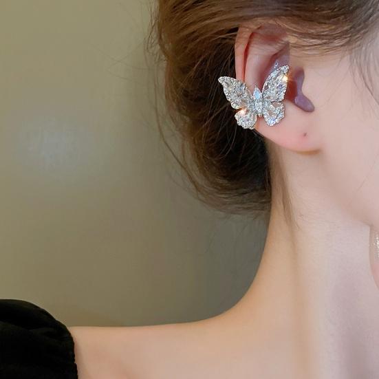 1 Pc Women Butterfly Ear Cuff Rhinestone Butterfly Clip-On Earring No Piercing Ear Wrap Jewelry Gift for Her Birthdays Parties Weddings Left
1 Pc Women Butterfly Ear Cuff Rhinestone Butterfly Clip-On Earring No Piercing Ear Wrap Jewelry Gift for Her Birthdays Parties Weddings Left