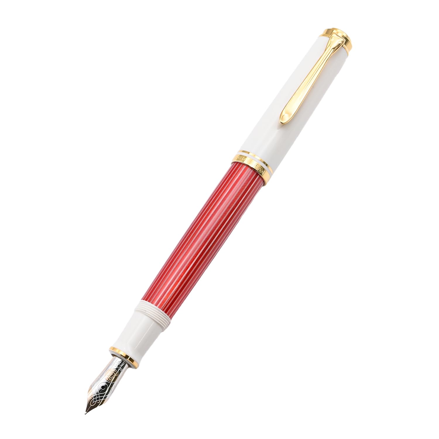 Перьевая ручка Pelikan EF Souveraine M600 Red White Special Product Ink Bonus Розкішний письмовий інструмент для чоловіків і жінок
Перьевая ручка Pelikan EF Souveraine M600 Red White Special Product Ink Bonus Розкішний письмовий інструмент для чоловіків і жінок