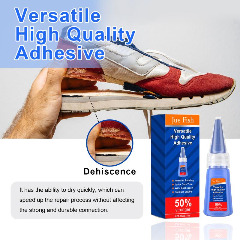 Jue-Fish Multi-Purpose High-Quality Adhesive for Ceramic, Wood, Leather, and Sports Shoes - Transparent Glue one size
Jue-Fish Multi-Purpose High-Quality Adhesive for Ceramic, Wood, Leather, and Sports Shoes - Transparent Glue one size