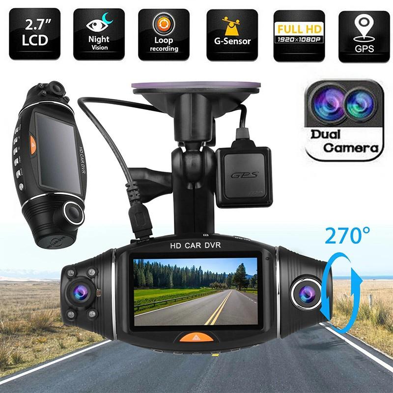 R310 Двойной объектив ЖК-автомобильный видеорегистратор Камера Full HD 1080P 120 градусов Широкоугольное ночное видение GPS Dash Cam Видеомагнитофон G-сенсор
R310 Двойной объектив ЖК-автомобильный видеорегистратор Камера Full HD 1080P 120 градусов Широкоугольное ночное видение GPS Dash Cam Видеомагнитофон G-сенсор