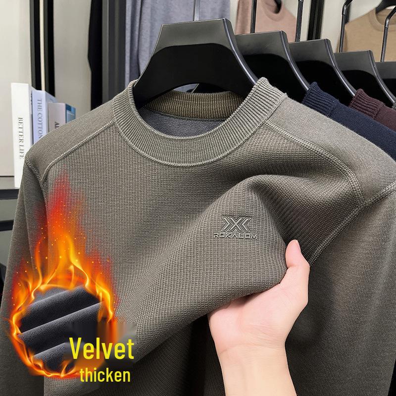Men s High-Quality Casual Crew Neck Merino Wool Fleece Sweater - Warm, Thickened, Knitted Base Shirt 4XL
Men s High-Quality Casual Crew Neck Merino Wool Fleece Sweater - Warm, Thickened, Knitted Base Shirt 4XL