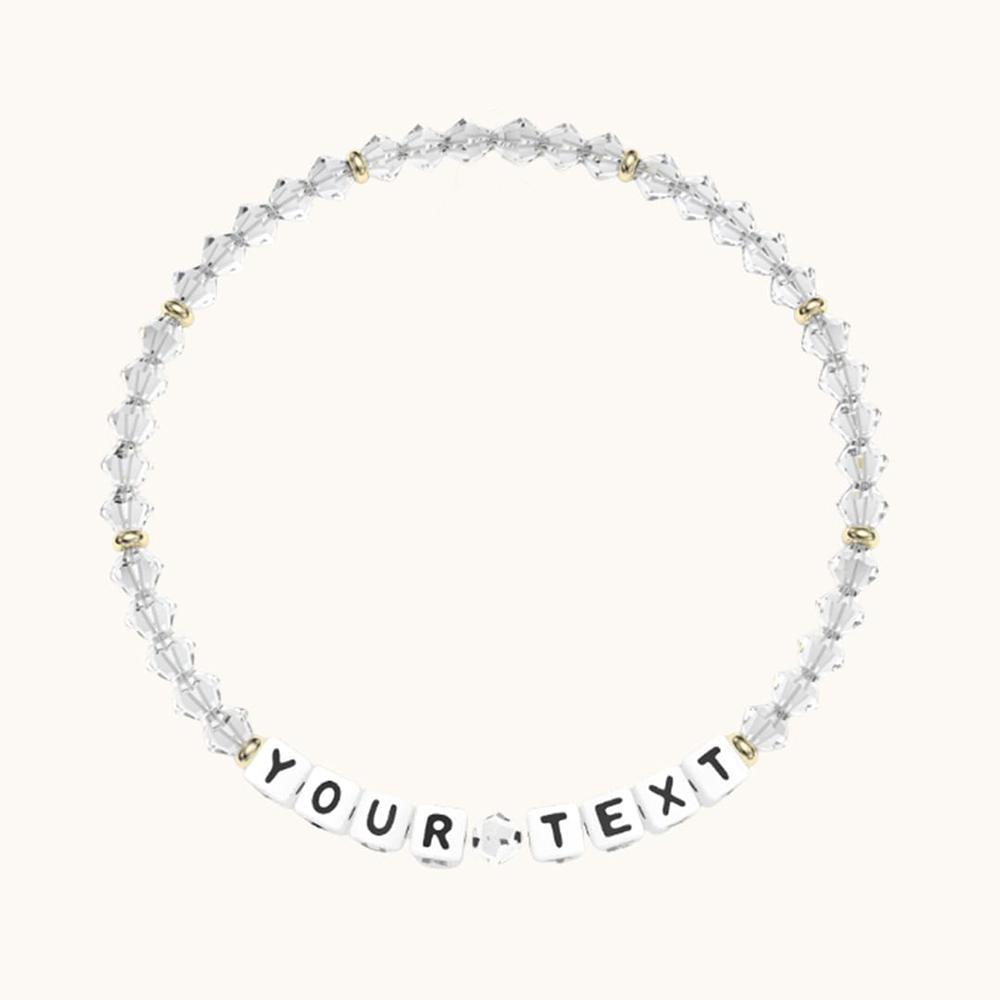 Vlen Personalized Bracelet custom Customize Name Bracelet for Women Jewelry Gift for Friends Family Crystal Beaded Pulseras your text
Vlen Personalized Bracelet custom Customize Name Bracelet for Women Jewelry Gift for Friends Family Crystal Beaded Pulseras your text