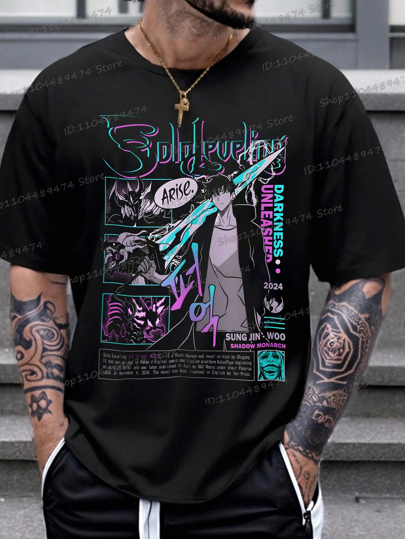 Футболка Solo Leveling Харадзюку Аниме Мужская Уличная одежда Графика Сон Джин-Ву Мода Женская футболка Хлопок Оверсайз Комикс Футболка 3XL
Футболка Solo Leveling Харадзюку Аниме Мужская Уличная одежда Графика Сон Джин-Ву Мода Женская футболка Хлопок Оверсайз Комикс Футболка 3XL