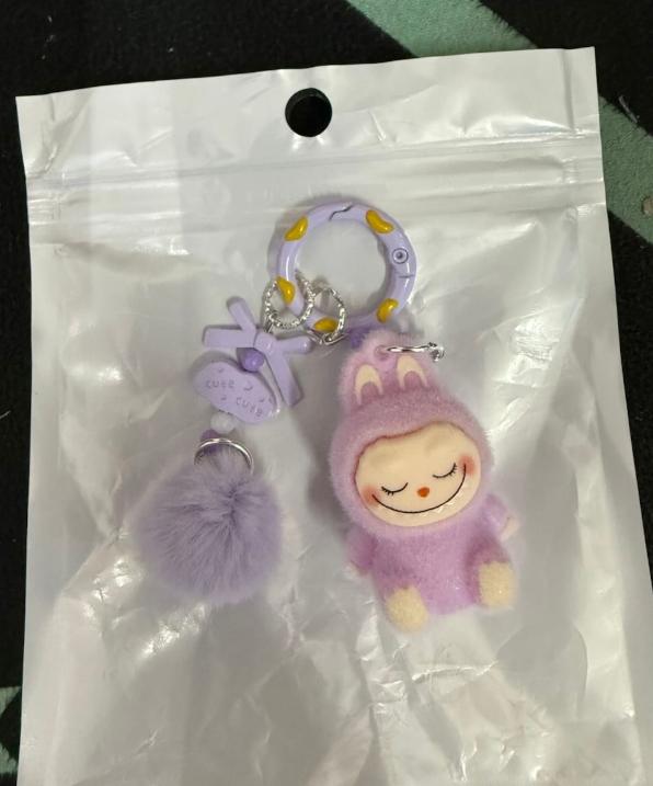 Cute Flocking Bag Couple Car Keychain Decorative Pendant Mobile Phone Chain One Size фиолетовый
Cute Flocking Bag Couple Car Keychain Decorative Pendant Mobile Phone Chain One Size фиолетовый