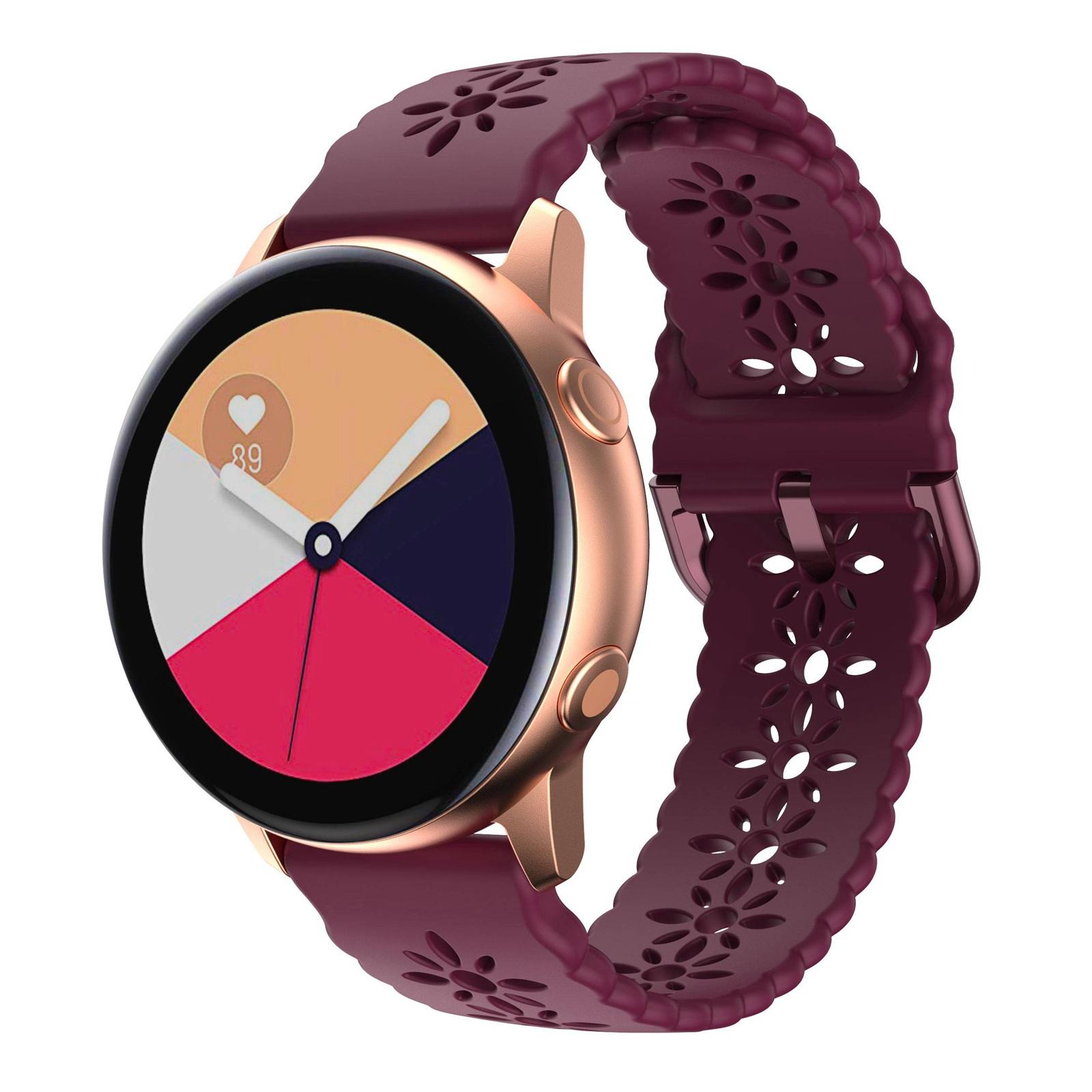For Samsung Galaxy Watch 5 40mm/44mm/Watch 5 Pro 45mm Silicone Watch Band Hollowed-out Plum Blossom Wrist Strap Replacement Luminous Pink
For Samsung Galaxy Watch 5 40mm/44mm/Watch 5 Pro 45mm Silicone Watch Band Hollowed-out Plum Blossom Wrist Strap Replacement Luminous Pink