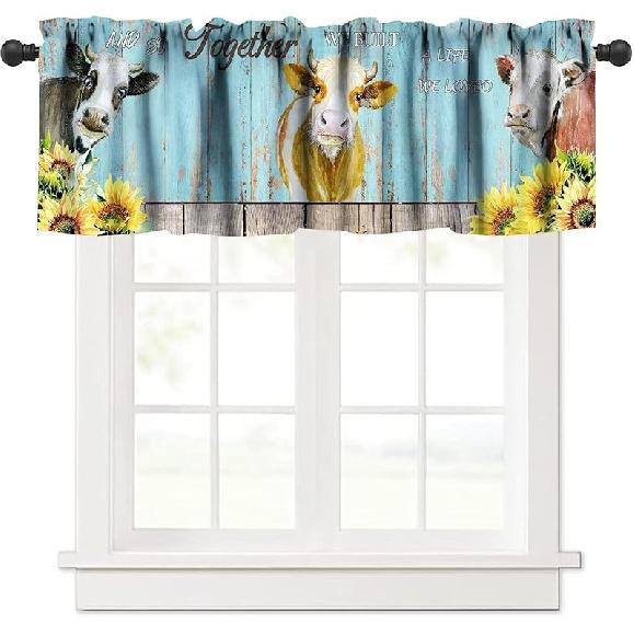 JESTRONRY Rustic Farmhouse Valance Curtain, Retro Barn Wood Antique Brown Grey Farm Wooden Planks Curtains Treatments for Bedroom Living Room Kitchen 54 W x 18 L (Pack of 1)
JESTRONRY Rustic Farmhouse Valance Curtain, Retro Barn Wood Antique Brown Grey Farm Wooden Planks Curtains Treatments for Bedroom Living Room Kitchen 54 W x 18 L (Pack of 1)