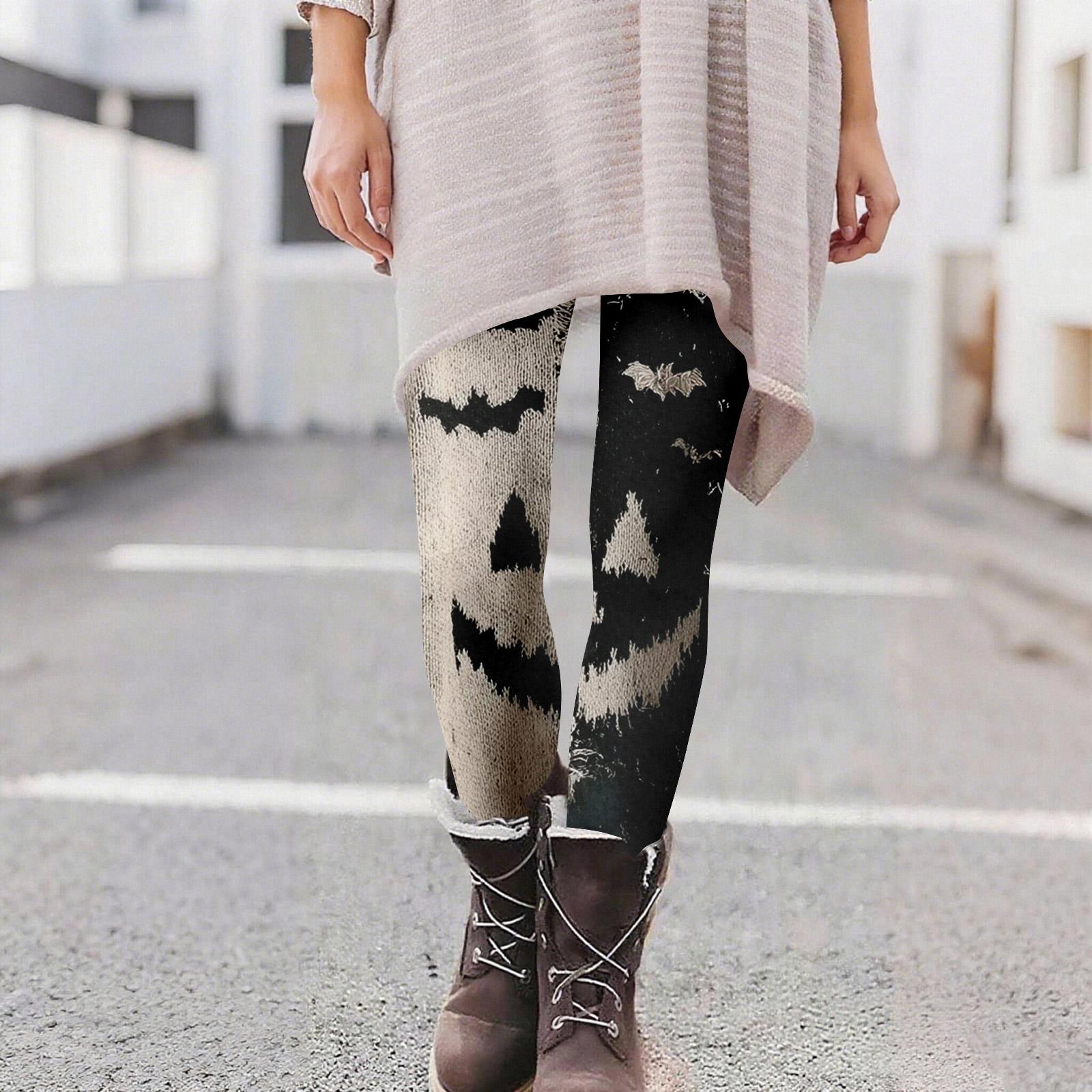 Женские повседневные модные уличные брюки для йоги с принтом на Хэллоуин, облегающие эластичные укороченные брюки L
Женские повседневные модные уличные брюки для йоги с принтом на Хэллоуин, облегающие эластичные укороченные брюки L