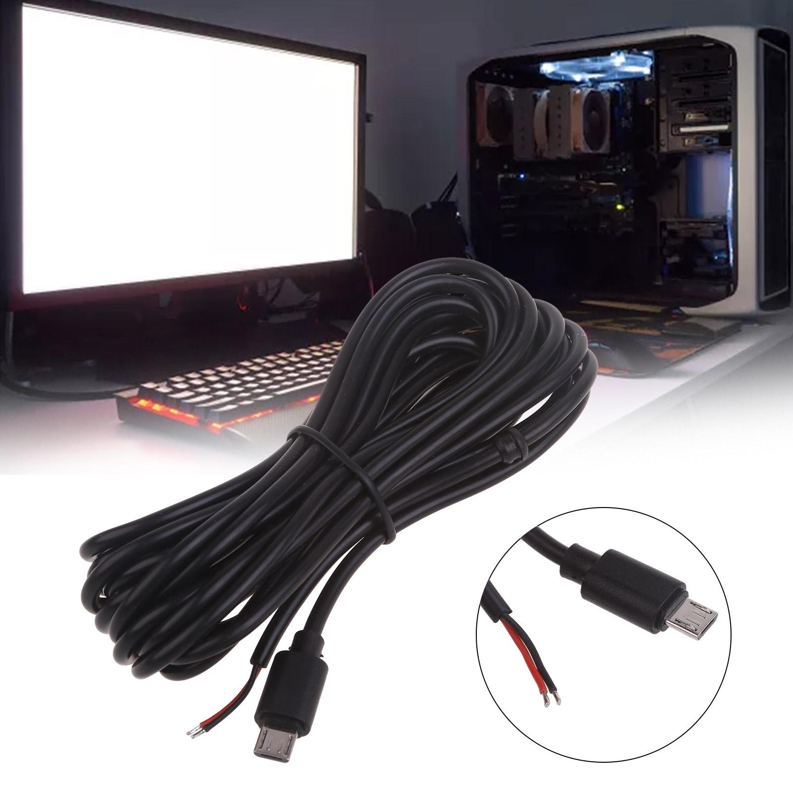 Кабель Micro USB Male Plug 13 футов 5 В 3 А 22AWG 2 провода шнур питания Pigtail черный B
Кабель Micro USB Male Plug 13 футов 5 В 3 А 22AWG 2 провода шнур питания Pigtail черный B
