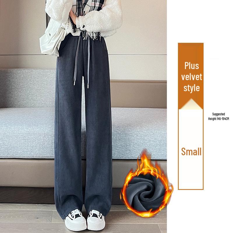 Women s Fleece-Lined Lambswool Wide-Leg Pants - Petite, Thickened for Spring, Autumn & Winter, Straight Leg, Casual Sports Style. X-Large
Women s Fleece-Lined Lambswool Wide-Leg Pants - Petite, Thickened for Spring, Autumn & Winter, Straight Leg, Casual Sports Style. X-Large