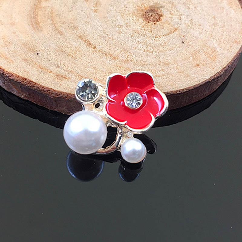 Engood 100Pcs Pearl Drops of Oil Alloy Flower Buttons Sewing Trim & Embellishments Craft Buckles for DIY Hair Accessories ZJ82 червоний
Engood 100Pcs Pearl Drops of Oil Alloy Flower Buttons Sewing Trim & Embellishments Craft Buckles for DIY Hair Accessories ZJ82 червоний