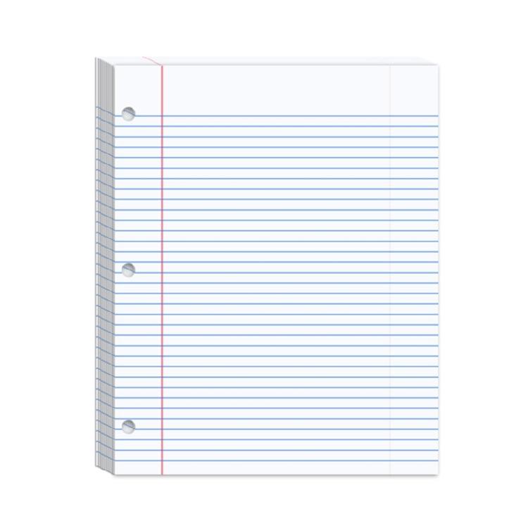 Smooth Writing Lined Filler Sheets 200 Sheets 3 Hole Punched Universal Binder Paper Writing Paper for Standard Binders 1
Smooth Writing Lined Filler Sheets 200 Sheets 3 Hole Punched Universal Binder Paper Writing Paper for Standard Binders 1
