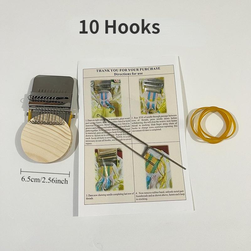 BEPAN Mini Knitting Machine Portable DIY Hand Weaving Tool DIY Knitting Mini Size Clothing Repair Tool for Home Use
BEPAN Mini Knitting Machine Portable DIY Hand Weaving Tool DIY Knitting Mini Size Clothing Repair Tool for Home Use