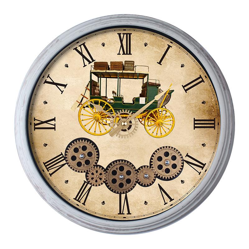 Retro Gear Wall Clock Living Room Silent Wall Decoration Clock Industrial Style Precise Travel Time Wall Clock 37CM style 6
Retro Gear Wall Clock Living Room Silent Wall Decoration Clock Industrial Style Precise Travel Time Wall Clock 37CM style 6