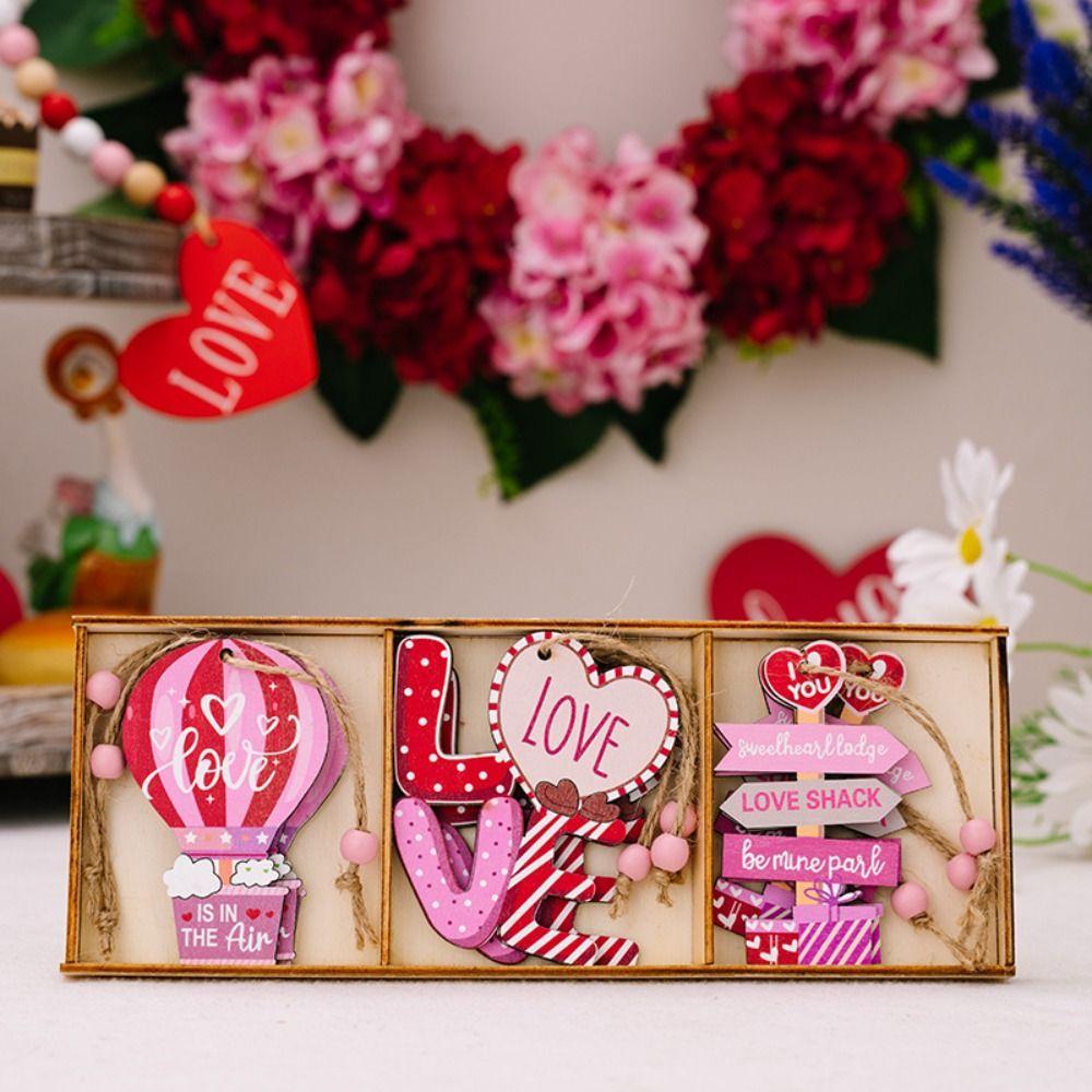 Pink Valentine s Wooden Pendant Mini Happy Valentine s Day Decoration Anniversary Style 2
Pink Valentine s Wooden Pendant Mini Happy Valentine s Day Decoration Anniversary Style 2