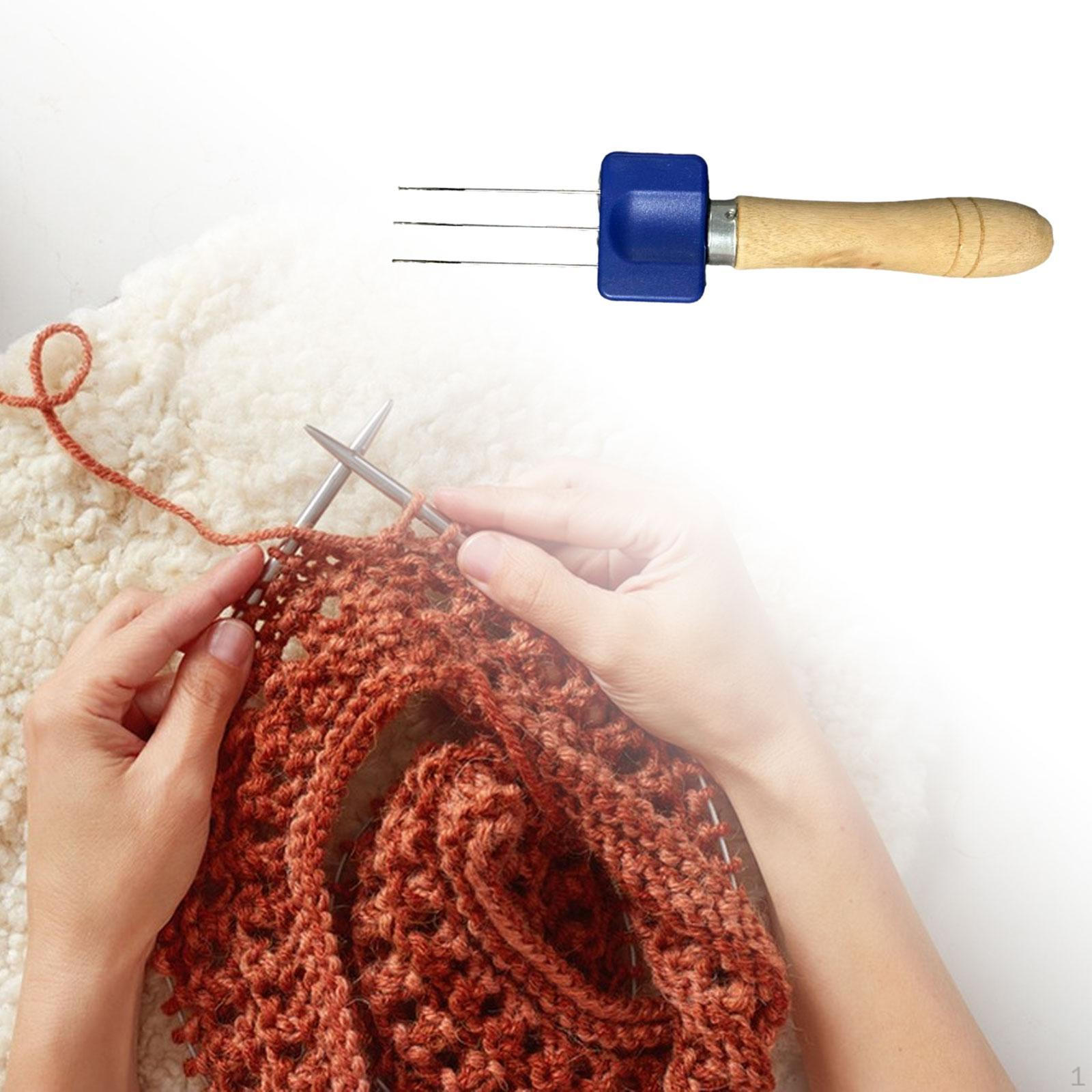 Cable Knitting Tool Crochet Travel Wooden Portable Hook Waving Cord Maker 3 Latch
Cable Knitting Tool Crochet Travel Wooden Portable Hook Waving Cord Maker 3 Latch