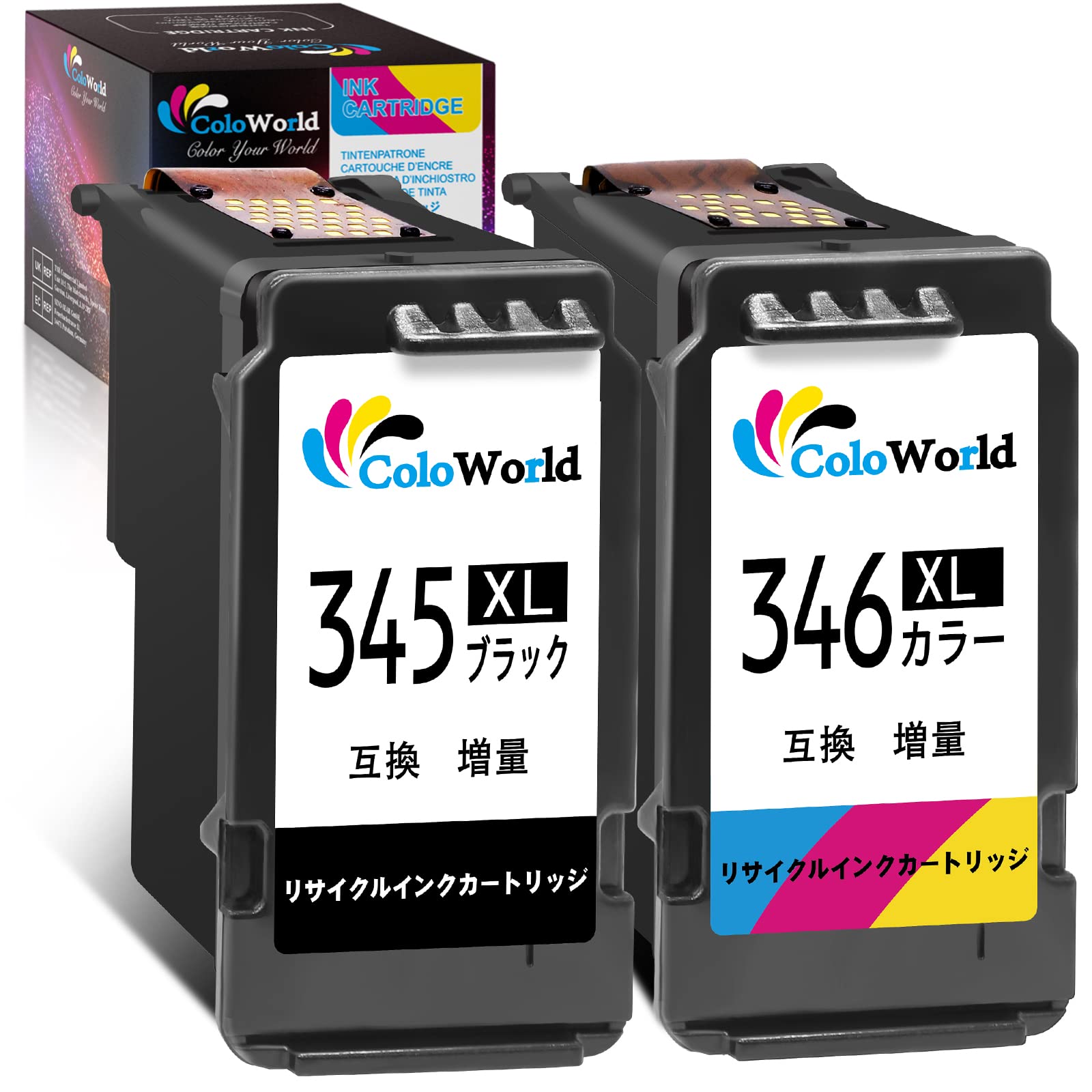 ColoWorld Recycled ink for Canon BC345 BC346 Color 2 345 346 with IC chip BC345XL BC346XL Large capacity 345XL 346XL Compatible models Canon printer
ColoWorld Recycled ink for Canon BC345 BC346 Color 2 345 346 with IC chip BC345XL BC346XL Large capacity 345XL 346XL Compatible models Canon printer